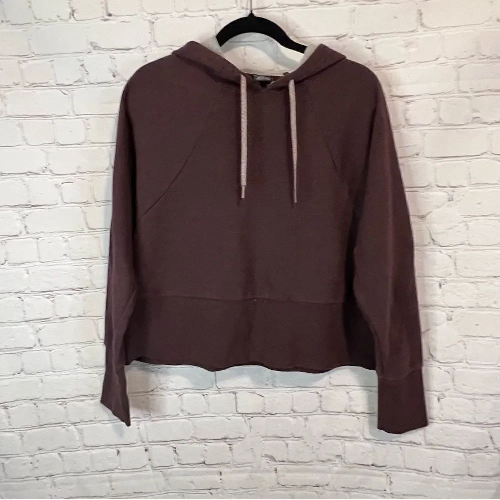 Nike Deep Purple Cropped Sweatshirt size large